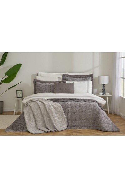 Özdilek مجموعة الزينة باللون الرمادي أورا