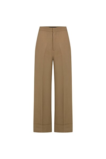 Beauty Omelette Camel Dökümlü Culotte Pantolon