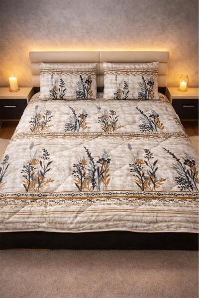 Çeyiz Diyarı Set Dalım Wellsoft 195x215 Cm pentru două persoane pilotă