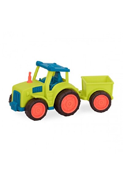 BATTAT Jucarie Tractor cu remorca verde&minus;albastru