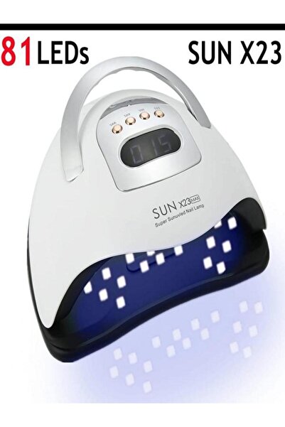 funshop X23 Max 330W UV LED Tırnak Kurutma Cihazı 81 LED Kalıcı Oje ve Protez...
