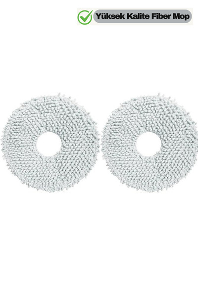 Ozemtek Roborock Qrevo Curv Qrevo C Uyumlu 2 Adet Mikrofiber Mop Bez Yedek Pa...