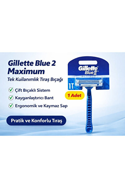 CT STONES Blue 2 Maximum Disposable Razor 1 Piece