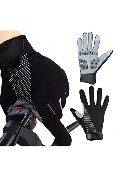 zola Winter cycling and sports gloves, gel insert, touchscreen function, L, n...