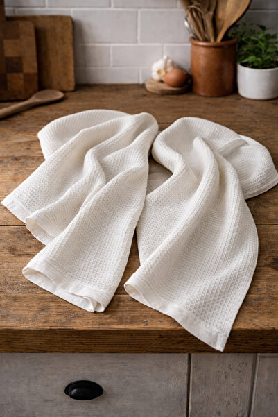 Pilloveland Waffle Cotton Drying Cloth - Kitchen Towel - 40 X 60 cm