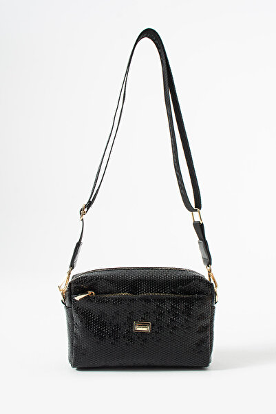 Sanmorris Women's 3-Eye Glasses Faux Leather Wide-Strap Crossbody Bag