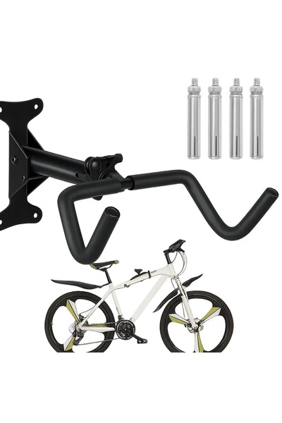 Hurt Βάση ποδηλάτου, επιτοίχια, μεταλλική, μαύρη, 34x26x18 εκ.