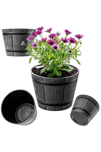 KADAX Flowerpot, Flower Pot, Garden Cover, Round, Plastic Flower Stand, 23cm
