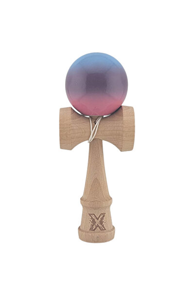 Atlas Kendama X, Profesionala, HQ, Big Cups V2 Super Sticky, Albastru/Mov/Roz