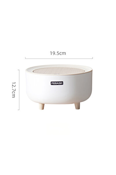 silabor Click Kapak Beyaz 2 Lt Ayaklı Çöp Kovası