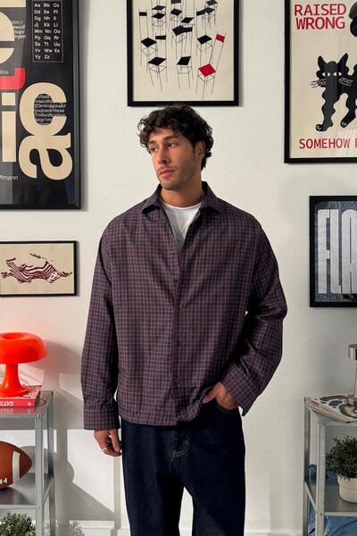 Flaw Wear Ekose Oversize Gömlek