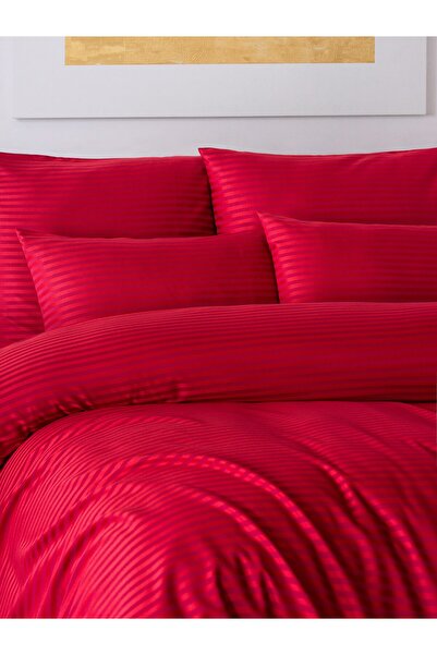 Madame Cotton Cotton Saten Single Duvet Cover Set (93 Thread Count & 236 Tc)