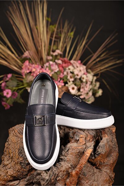 Pierre Cardin Ανδρικά παπούτσια από γνήσιο δέρμα Loafer Casual με χοντρή σόλα...