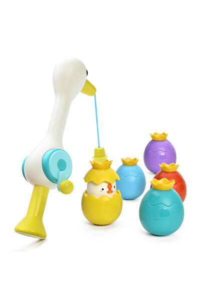 OEM Joc de pescuit magnetic pentru baie „Jolly Egret”, undiță cu mulinetă, 5 ...