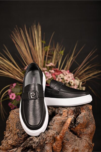 Pierre Cardin Ανδρικά παπούτσια από γνήσιο δέρμα Loafer Casual με χοντρή σόλα...