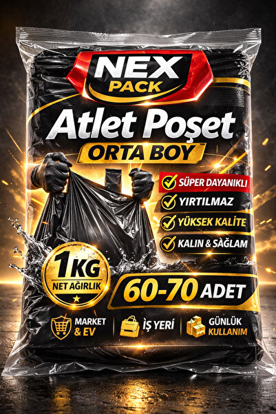 nex pack Athlete Bag Black - Medium Size |   1 kg Extra Durable