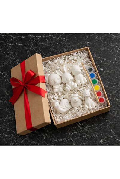 librescraft Boyanabilir 3D Baskı Figür Seti – Çocuklar İçin Yaratıcı Boyama Kiti