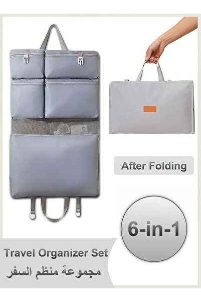 Generic Travel Organizer Set, 6-in-1 Foldable Waterproof Packing Cubes,Multi-...