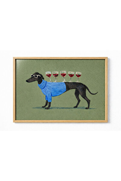 artera casa Modern Köpek Tablo- Çerçeveli Modern Poster