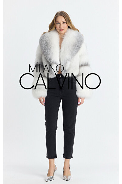 Milano Calvino Lopez Special Design Voluminous Textured Fur Jacket