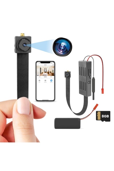 iUni IP55 модул за камера, Wi-Fi, 8GB microSD карта, Full HD