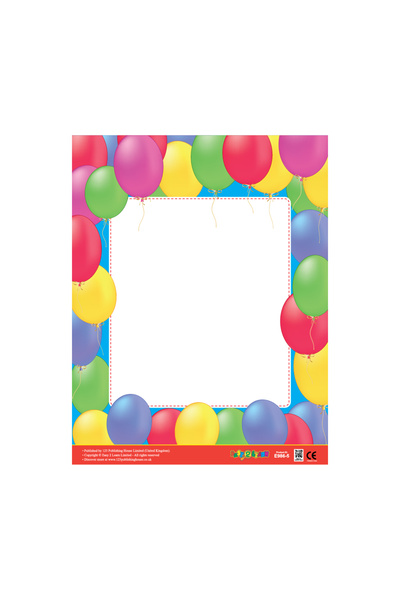 123Publishing House Balloons – Write-on Chart