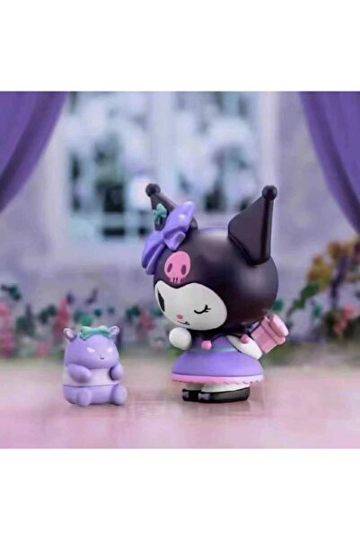 Bakmakistersen Kuromi Mini Figür Seti 6’lı PVC Anime Karakter Koleksiyon Oyuncak Masa Dekoru Hediyelik (4-8 cm)