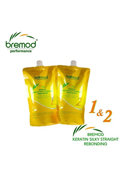 BREMOD علاج الكيراتين عالي الأداء لتنعيم الشعر وفرده (800 مل × 2 كيس)