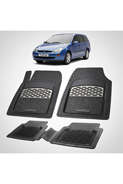 TEAMCAR Συμβατά πατάκια Ford Focus Mk1 1998-2005 | Ασημί