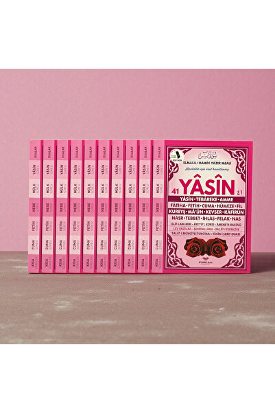 Zey-Al 41 Yasin Çanta Boy | 80 Sayfa, Karton Kapak | 10 Adet – Pembe