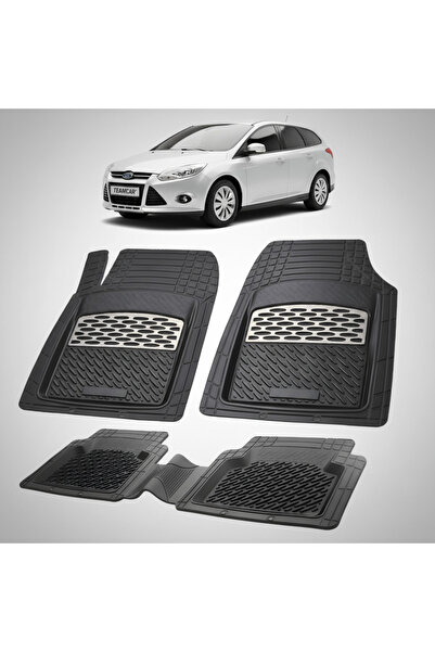 TEAMCAR Συμβατά πατάκια Ford Focus Mk3 Combi 5θυρο 2011-2018 | Ασημί