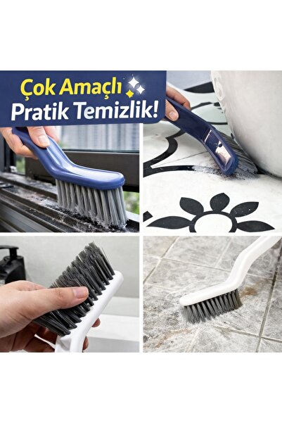 obrigado Tile and Joint Cleaning Brush – Model with Drain Opener Tweezers