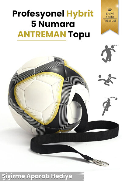 Hsport Yüksek Kalite Sarkaç Antreman Futbol Topu Profesyonel İdman İpli Alışt...