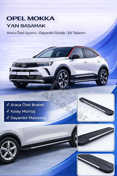 ACK Dizayn OPEL MOKKA 2021+ ARACA ÖZEL YAN BASAMAK ALÜMİNYUM A+