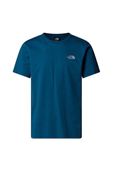 THE NORTH FACE Men’s Vertical Logo Short Sleeve T-Shirt, Mineral Ink (NF0A8EE...