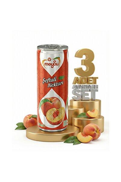 Meysu Kutu Şeftali 3x330 Ml