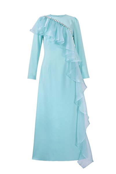 SENNA SALVADOR DRESS Su Yeşili