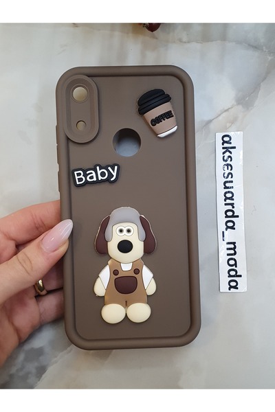 Aksesuarda Moda HUAWEİ Y6 2019 UYUMLU FİGÜRLÜ SİLİKON KILIF