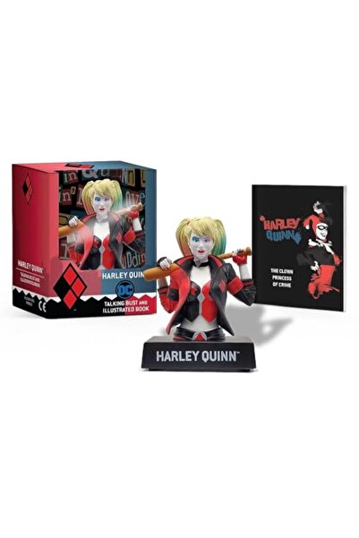 Running Press Mini Editions دمية هارلي كوين الناطقة وكتاب مصور