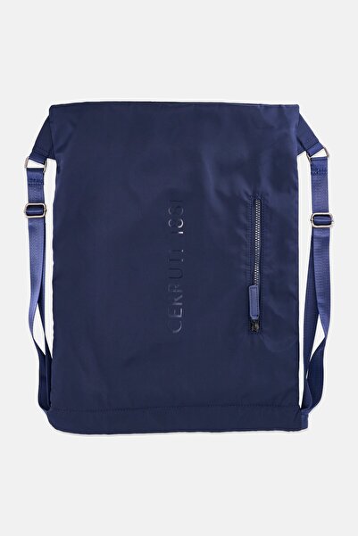 Cerruti 1881 Men Brand Logo Cerrutis Backpack, Navy Blue