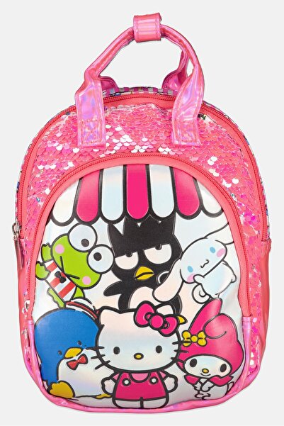 Hello Kitty Kids Girl Graphic Print Backpack, Multicolor