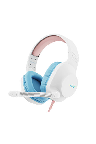 Sades سماعة رأس للألعاب من سبيريتس، ​​مزودة بميكروفون مرن، وقابس سماعة رأس رب...