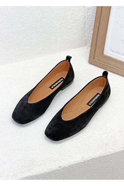 NUR KARACA Y-2480 ΓΝΗΣΙΟ DE Δερμάτινο ΑΤΣΑΛΙΝΟ ΚΑΛΑΜΙ ΕΠΙΠΕΔΟ Επίπεδη σόλα B ...