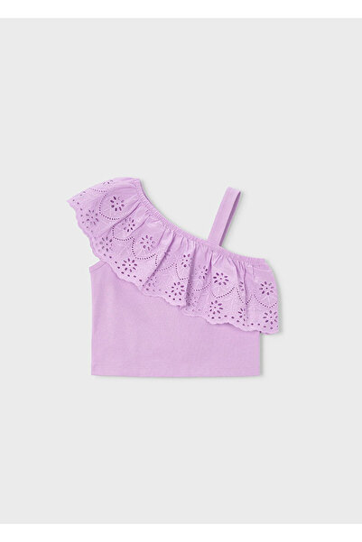 MAYORAL Girl's Ruffled Suspender Blouse