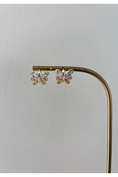 XUPING JEWELRY Special Series Butterfly Light-Colored Stone Xp Clip-On Gold E...