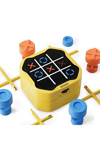 GIIKER Tic Tac Toe 3 în 1, X și 0, Joc inteligent de strategie și logică pent...
