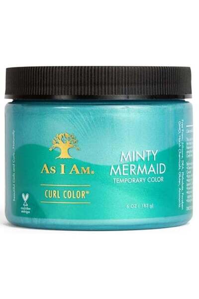 As I Am Curl Color - Minty Mermaid - 6 ounce - Color and Curling Gel - Tempor...