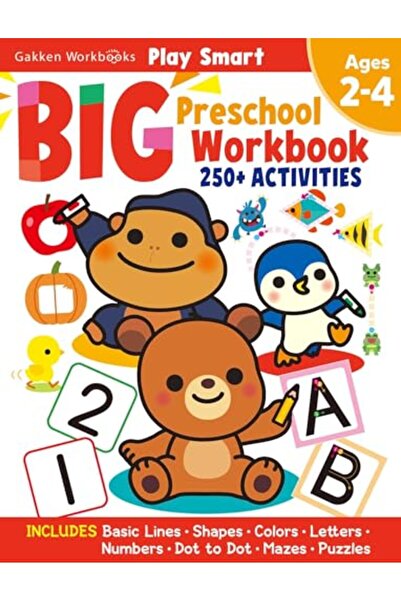 Gakken Co كتاب تمارين "العب بذكاء كبير" لمرحلة ما قبل المدرسة للأعمار من 2 إل...