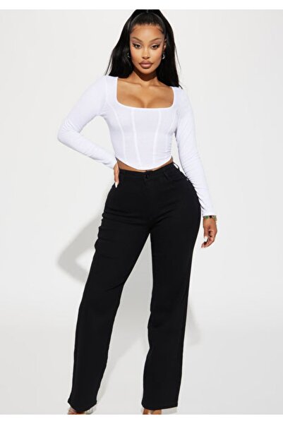 ARDSU Fashion Nova Lycra Wide-Cut Jeans