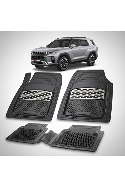 TEAMCAR Covorașe KGM Torres compatibile cu modelele 2023-prezent | Argintii